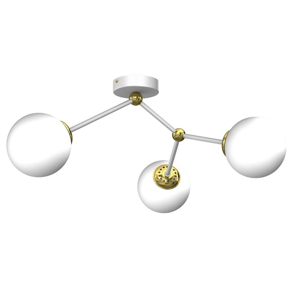 Lampa sufitowa molekuły JOY MLP7464 Milagro szklane kule biała