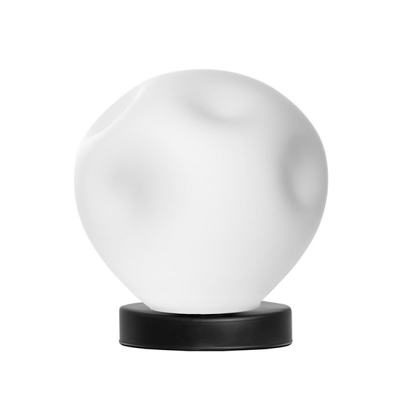 Biurkowa lampa biała CLOE 41062102 szklana kula na stolik