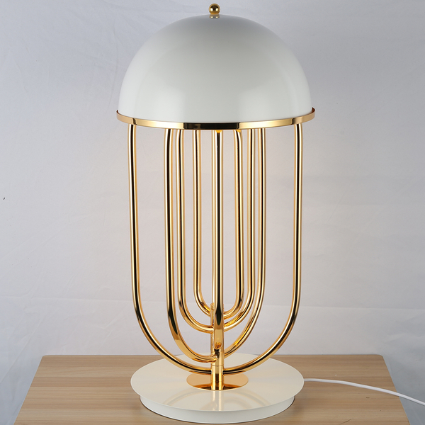 Lampa stołowa DOLCE VITA ST-1602 white lampka nocna biało złota