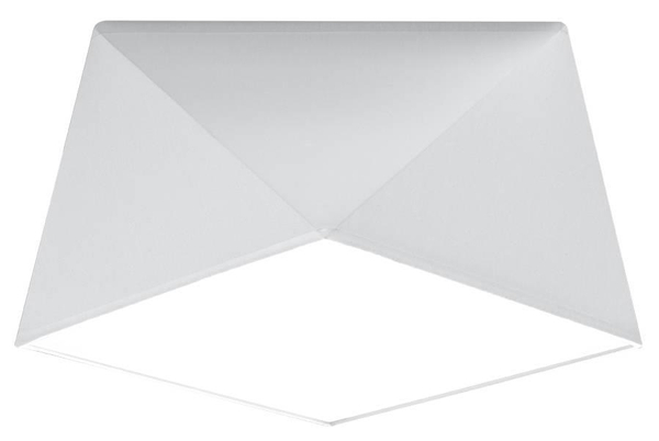 Plafon LAMPA sufitowa SL686 geometryczna OPRAWA natynkowa kwadratowa biała