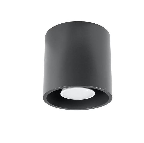 LAMPA sufitowa SL568 metalowa OPRAWA downlight natynkowa tuba spot grafitowy