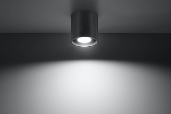 LAMPA sufitowa SOL SL568 metalowa OPRAWA downlight natynkowa tuba spot grafitowy