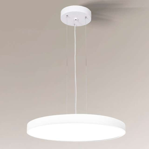 LAMPA wisząca NUNGO 6015 Shilo loftowa OPRAWA metalowa LED 40W 3000K zwis biały