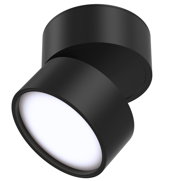 Natynkowa lampa sufitowa Onda C024CL-L12B4K LED 12W oczko czarne