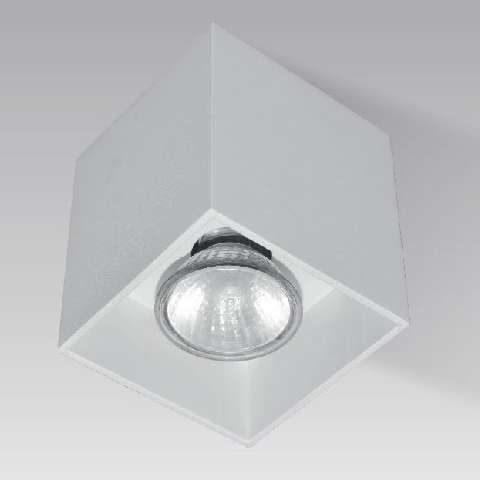 Downlight LAMPA sufitowa SQUARE 50475-WH Zumaline metalowa ORAWA kostka biała