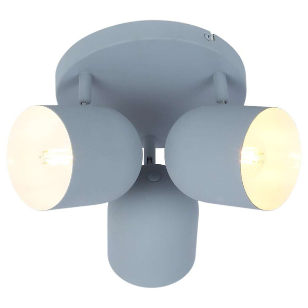 LAMPA sufitowa AZURO 98-63236 Candellux regulowana OPRAWA metalowa SPOT reflektorki szare