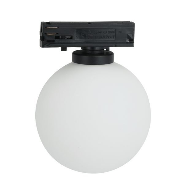 LAMPA sufitowa Movo Track Orlicki Design szklana OPRAWA do systemu szynowego 1-fazowego kula biała