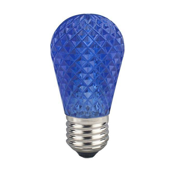 Żarówka LED 1W E27 niebieska do łańcuchów świetlnych