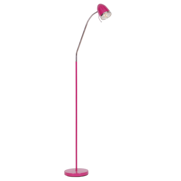 Różowa lampa podłogowa Kajtek K-MT-201 do pokoju dziecięcego