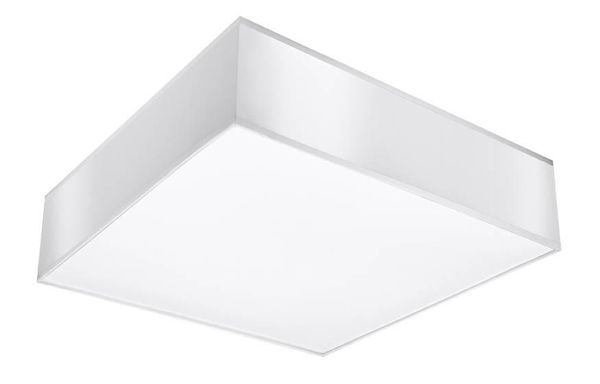 Lampa sufitowa SL922 minimalistyczny plafon kwadratowy biały