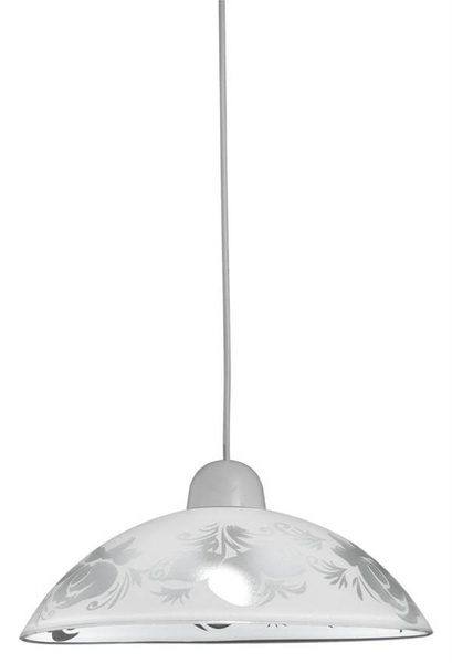 Lampa wisząca do jadalni Beris 31-49929 kopuła nad stół biała