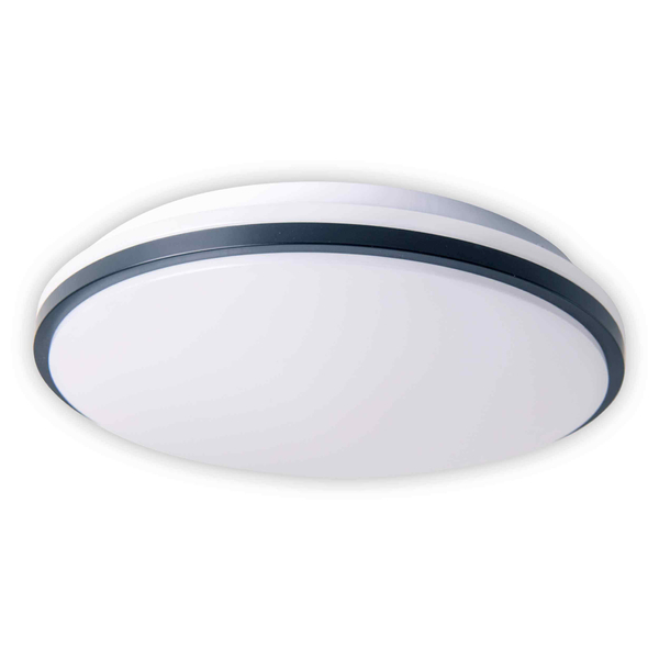 Minimalistyczna LAMPA sufitowa IRVINE 1380023 Nave plafon LED 18W 4000K okrągły czarny biały