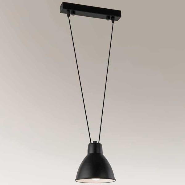 LAMPA wisząca MASAMI 7948 Shilo metalowa OPRAWA loftowy zwis czarny