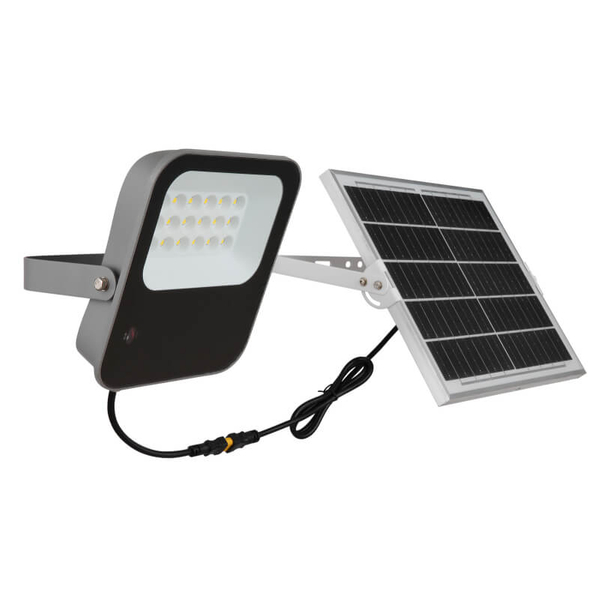 Lampa elewacyjna Solar 36487 Globo LED 5W 3000K ściemnialna z pilotem IP65 czarna