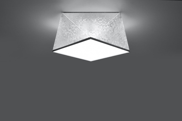 LAMPA sufitowa SOL SL688 geometryczna OPRAWA natynkowa srebrna
