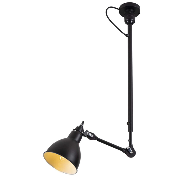 Wisząca lampa loftowa SCANDIA P0326 Maxlight do jadalni czarna