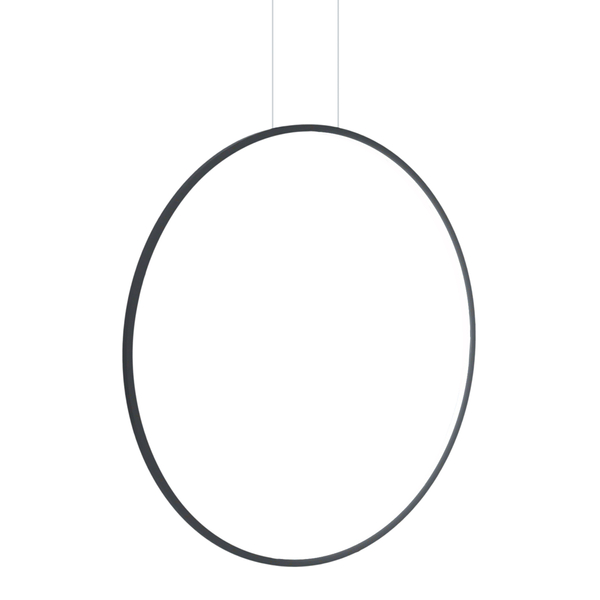 Wisząca lampa Saturno ML8856 Milagro LED 46W 4000K do jadalni IP44 czarna