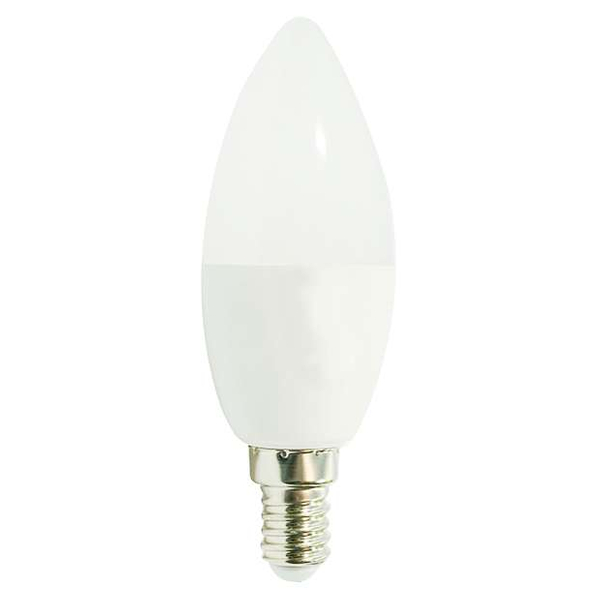 Żarówka świecznikowa MDECO SLP1105 LED E14 B37 6W 720lm 230V candle biała zimna