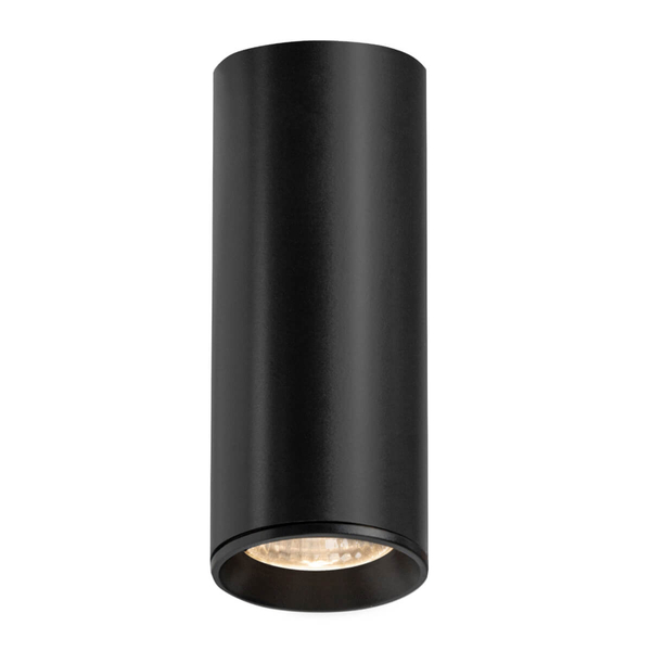 Tuba LAMPA spot BARLO 70026102 Kaspa metalowa OPRAWA sufitowa DOWNLIGHT czarna