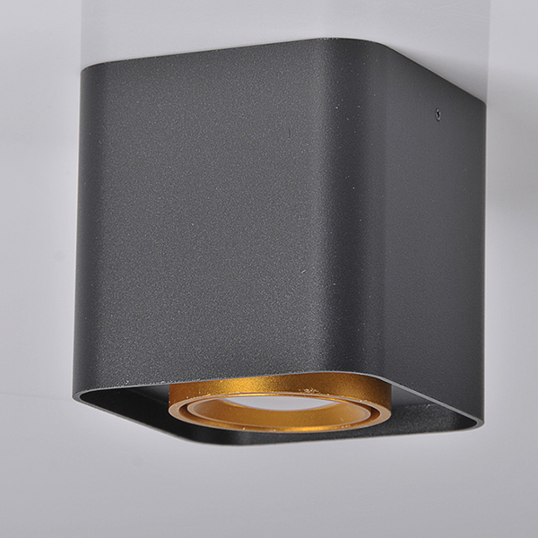 Metalowy downlight kuchenny EGER 313997 lampa sufitowa czarna