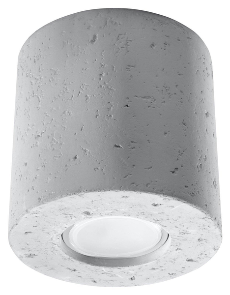 LAMPA sufitowa SL.0488 okrągła OPRAWA natynkowa tuba downlight beton