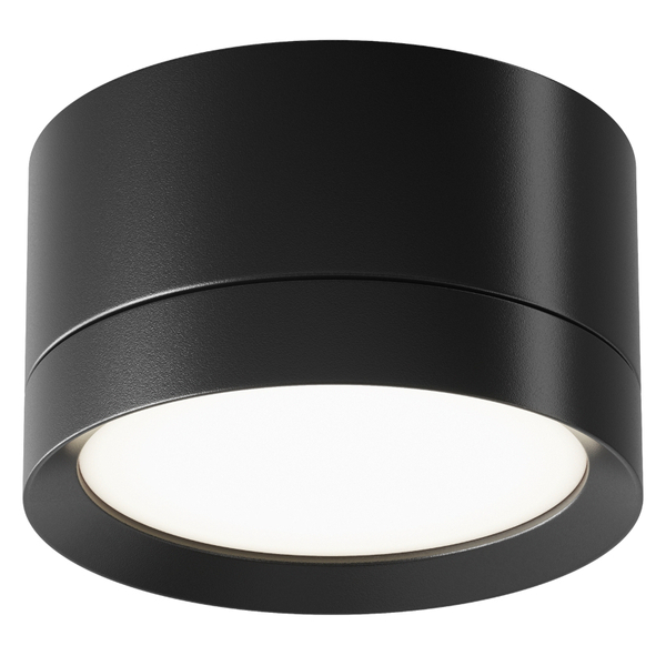 Lampa sufitowa plafon C086CL-GX53-SRD-B LED 15W czarna