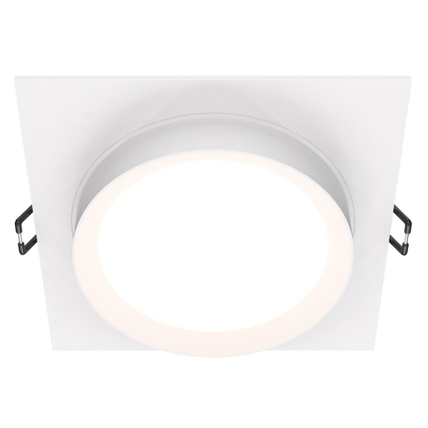 Wpust lampa sufitowa Hoop DL086-GX53-SQ-W okrągła biała