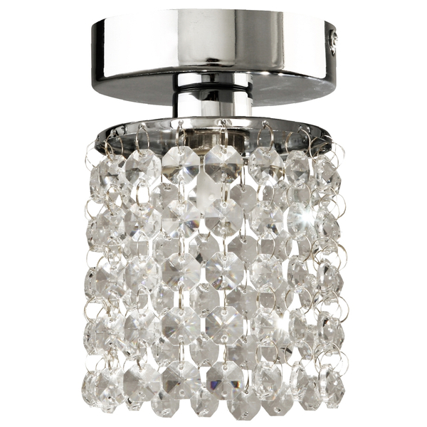 Plafon LAMPA sufitowa ROYAL 91-27965 Candellux metalowa OPRAWA kryształki glamour crystal chrom przezroczyste