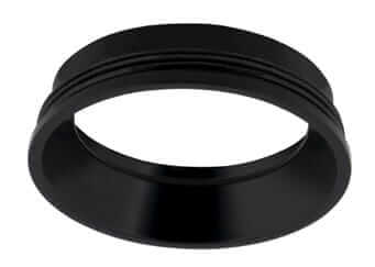 Czarny ring ozdobny do lampy Tub pierścień okrągły oczko