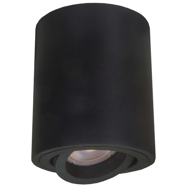 LAMPA sufitowa TULON LP-5441/1SM BK Light prestige regulowana OPRAWA metalowy downlight czarna