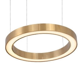 LAMPA wisząca CGBOLRING60 Copel metalowa OPRAWA okrągły zwis LED 50W 3000K ring nad stół złoty