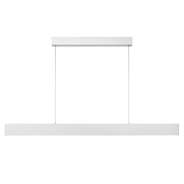 Biała lampa wisząca Raya minimalistyczna LED 36W do holu