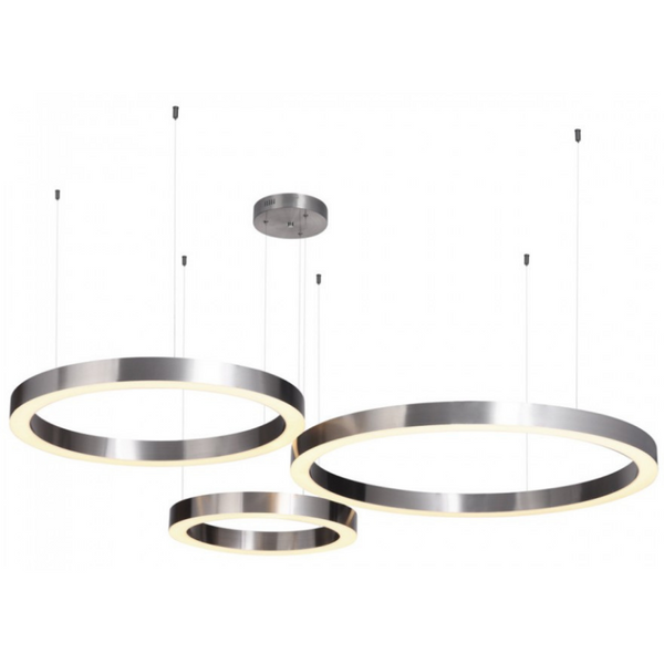 Wisząca lampa pierścieniowa Circle ST-8848-60+80+100 Step LED ringi nikiel