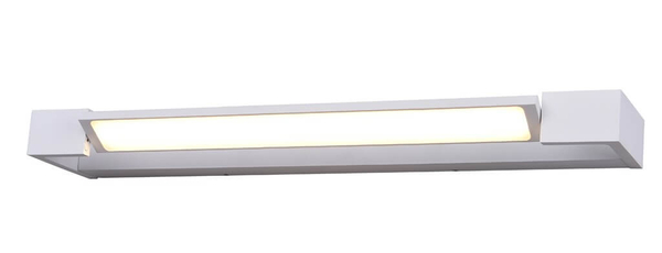 Biała lampa ścienna Dali LED 24W regulowana nad lustro