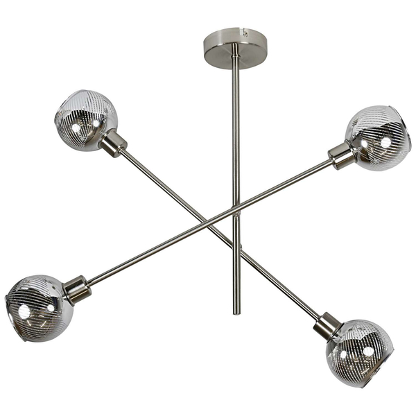 LAMPA sufitowa MIGO 34-72436 Candellux metalowa OPRAWA szklane kule balls na wysięgnikach sticks chrom