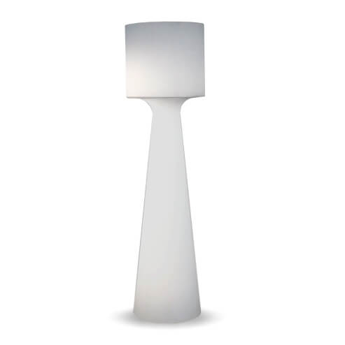 Tarasowa lampa podłogowa Grace LUMGC140WLNW King Home IP54 biała