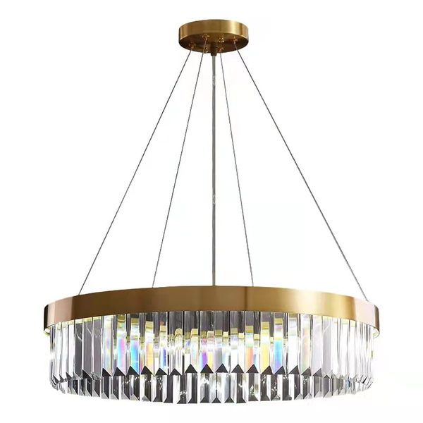 Kryształowa lampa wisząca CGLUXIT60 LED 38W glamour złota