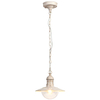 Zewnętrzna LAMPA wisząca OSLO 8740 Rabalux tarasowa OPRAWA loftowy ZWIS industrialny na łańcuchu IP44 antyczna biel
