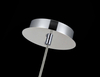 Wisząca LAMPA glamour FERMI P140-PL-170-1-N Maytoni szklana OPRAWA okrągły ZWIS kula kryształki chrom przezroczyste