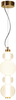 Lampa wisząca Collar P069PL-L17G3K LED 17W balls przeźroczysta