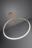 Wiszący ring Rio TH.217 Thoro LED 30W 4000K do salonu złoty