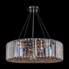Okrągła lampa wisząca Recinto MOD080CL-08CH Maytoni kryształ chrom