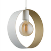 Biała lampa wisząca HOOP 32289 Sigma minimalistyczny żyrandol okrągły