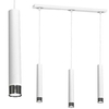 Wisząca LAMPA loft DANI MLP6228 Milagro metalowa OPRAWA industrialny ZWIS tuby na listwie białe