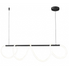 Wisząca lampa Fantasia ST-9282P/L1black Step LED 70W sznur biały czarny