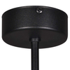 Wisząca LAMPA modernistyczna K-4723 Kaja sufitowa OPRAWA oktagon metalowa czarna złota