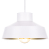 Loftowa LAMPA wisząca KET157 metalowa OPRAWA zwis biały złoty