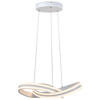 LAMPA wisząca TULIO 5891 Rabalux metalowa OPRAWA zwis LED 60W 3000K wstążka spirala biała