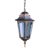 Wisząca LAMPA zewnętrzna K-5006H czarny/złoty Kaja klasyczna OPRAWA metalowa ZWIS do ogrodu na łańcuchu IP44