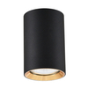 LAMPA sufitowa MANACOR LP-232/1D - 90 BK/GD Light Prestige metalowa OPRAWA spot tuba czarna złota